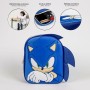 Cartable Sonic Bleu 22 x 27 x 10 cm