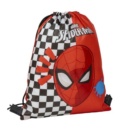 Mochila Saco Infantil Spider-Man Rojo 30 x 39 cm