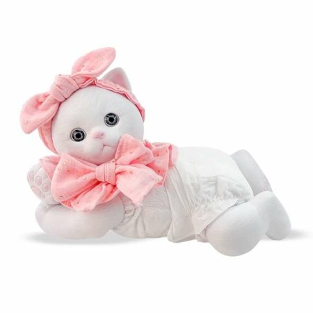 Peluche Berjuan Anireal Blanco Gato 35 cm