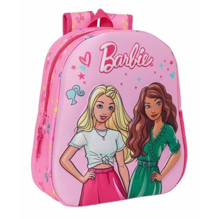 Mochila Escolar 3D Barbie 27 x 33 x 10 cm