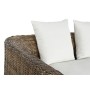 Sofá de Jardín Home ESPRIT Blanco Marrón Natural Ratán 174 x 88 x 69 cm