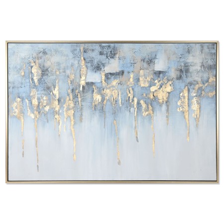 Cadre Home ESPRIT Bleu Blanc Abstrait Moderne 187 x 3,8 x 126 cm