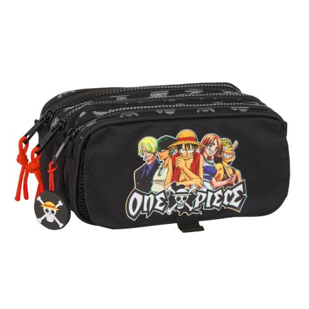 Portatodo Triple One Piece Negro 21,5 x 10 x 8 cm