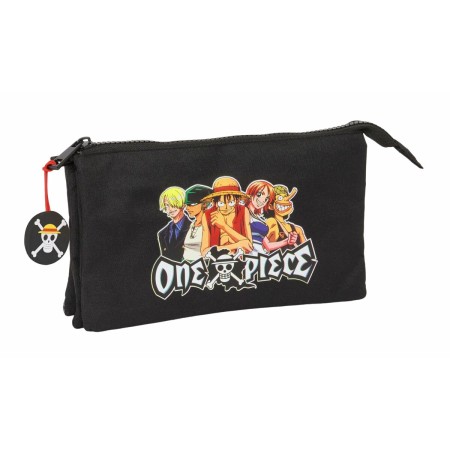 Portatodo Triple One Piece Negro 22 x 12 x 3 cm