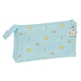 Trousse Fourre-Tout Triple Mickey Mouse Clubhouse Baby Bleu clair 22 x 12 x 3 cm