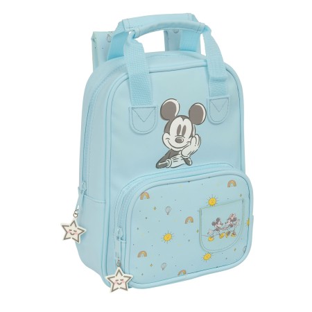 Mochila Escolar Mickey Mouse Clubhouse Baby Azul claro 20 x 28 x 8 cm