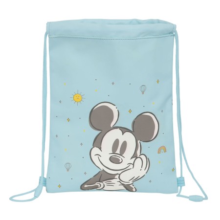 Sac à dos serré par des ficelles Mickey Mouse Clubhouse Baby Bleu 26 x 34 x 1 cm