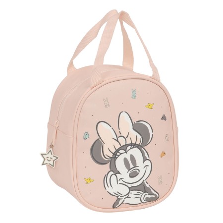 Bolsa Térmica Minnie Mouse Baby Rosa 19 x 22 x 14 cm