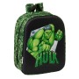 Mochila Escolar Hulk Negro Verde 22 x 27 x 10 cm 3D