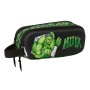 Portatodo Doble Hulk Negro Verde 21 x 8 x 6 cm 3D