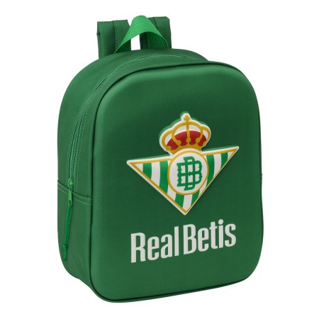 Mochila Escolar Real Betis Balompié Verde 22 x 27 x 10 cm 3D