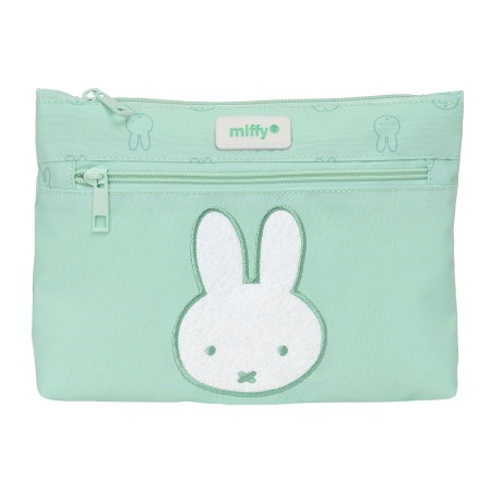 Portatodo Doble Miffy Menta Menta 23 x 16 x 3 cm