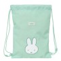 Bolsa Mochila con Cuerdas Miffy Menta Menta 26 x 34 x 1 cm