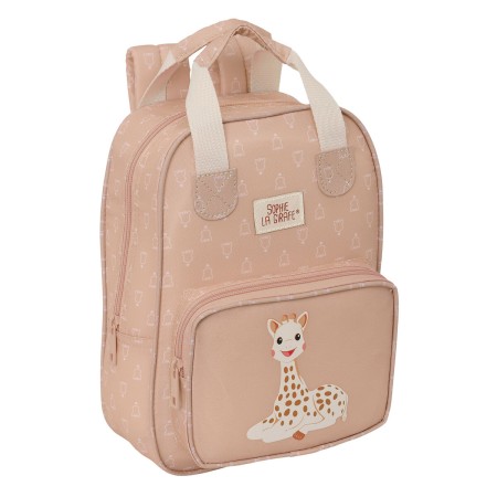 Cartable Sophie la Girafe Beige 20 x 28 x 8 cm