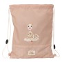 Bolsa Mochila con Cuerdas Sophie la Girafe Beige 26 x 34 x 1 cm