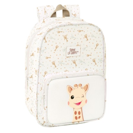 Mochila Escolar Sophie la Girafe Beige 20 x 28 x 8 cm