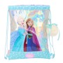 Sac à dos serré par des ficelles Frozen Cool days Violet Bleu ciel 26 x 34 x 1 cm