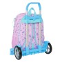 Mochila Escolar con Ruedas Frozen Cool days Violeta Azul cielo 33 x 42 x 14 cm