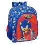 Mochila Escolar Sonic Prime Azul 32 x 38 x 12 cm