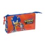 Portatodo Triple Sonic Prime Azul 22 x 12 x 3 cm