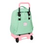 Mochila Escolar con Ruedas BlackFit8 Moon Verde 33 x 45 x 22 cm