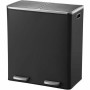 Cubo de basura Kitchen Move BAT-961049E BLACK Negro Acero Inoxidable 60 L