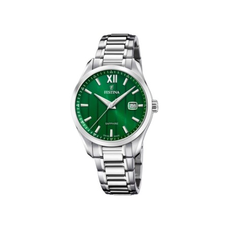 Reloj Hombre Festina F20026/3 Verde Plateado