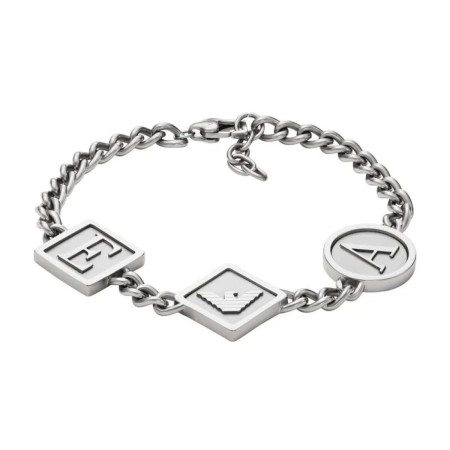 Pulsera Hombre Emporio Armani STATION CHAIN Acero Inoxidable