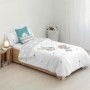 Housse de Couette Kids&Cotton Elm Blanc 175 Fils 180 x 220 cm