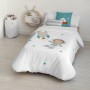 Housse de Couette Kids&Cotton Elm Blanc 175 Fils 180 x 220 cm