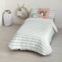 Housse de Couette Kids&Cotton Guildo Menthe 175 Fils 180 x 220 cm