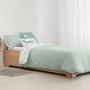 Housse de Couette Kids&Cotton Kanu Menthe 175 Fils 180 x 220 cm