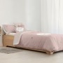 Housse de Couette Kids&Cotton Werner Rosa Rose 175 Fils 180 x 220 cm