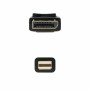 Câble Mini DisplayPort vers DisplayPort NANOCABLE 10.15.2402 2 m 2 m Noir