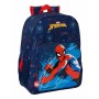 Mochila Escolar Spider-Man Azul 33 cm