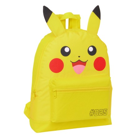 Mochila Escolar Pokémon Amarillo 30 x 40 x 15 cm