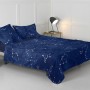 Drap HappyFriday Blanc Cosmos Multicouleur 160 x 270 cm (Cosmos)