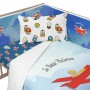Protector de Cuna HappyFriday Le Petit Prince Son avion Multicolor 210 x 40 cm