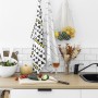 Tissu de cuisine HappyFriday Blanc Live Multicouleur 70 x 50 cm (2 Unités)