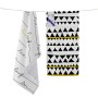 Tissu de cuisine HappyFriday Blanc Live Multicouleur 70 x 50 cm (2 Unités)