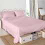 Drap HappyFriday Basic Rose clair 260 x 270 cm