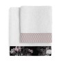 Ensemble de serviettes de toilette HappyFriday Onyx Multicouleur 2 Pièces