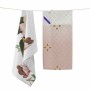 Tissu de cuisine HappyFriday Blooming Multicouleur 70 x 50 cm (2 Unités)