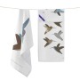 Tissu de cuisine HappyFriday Colibri delphinae Multicouleur 70 x 50 cm (2 Unités)