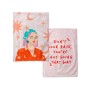 Tissu de cuisine HappyFriday Aware Wink Multicouleur 70 x 50 cm (2 Unités)