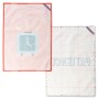 Tissu de cuisine HappyFriday Aware Patience Multicouleur 70 x 50 cm (2 Unités)