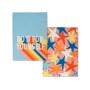 Tissu de cuisine HappyFriday Aware Do It Multicouleur 70 x 50 cm (2 Unités)