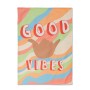 Tissu de cuisine HappyFriday Aware Good Vibes Multicouleur 70 x 50 cm (2 Unités)