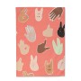 Tissu de cuisine HappyFriday Aware Good Vibes Multicouleur 70 x 50 cm (2 Unités)