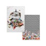 Tissu de cuisine HappyFriday Hanging Garden Multicouleur 70 x 50 cm (2 Unités)
